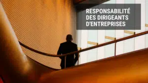 Article DSC Assurances vous informe - Responsabilité du dirigeant